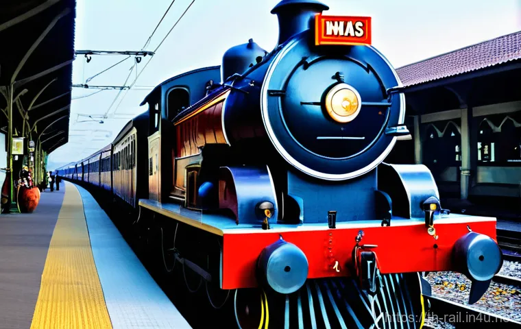 철도 현장 체험 프로그램 후기 - **Prompt 1: The Majestic Locomotive**
    "A young Thai woman, Pookie, stands on a railway platform,...