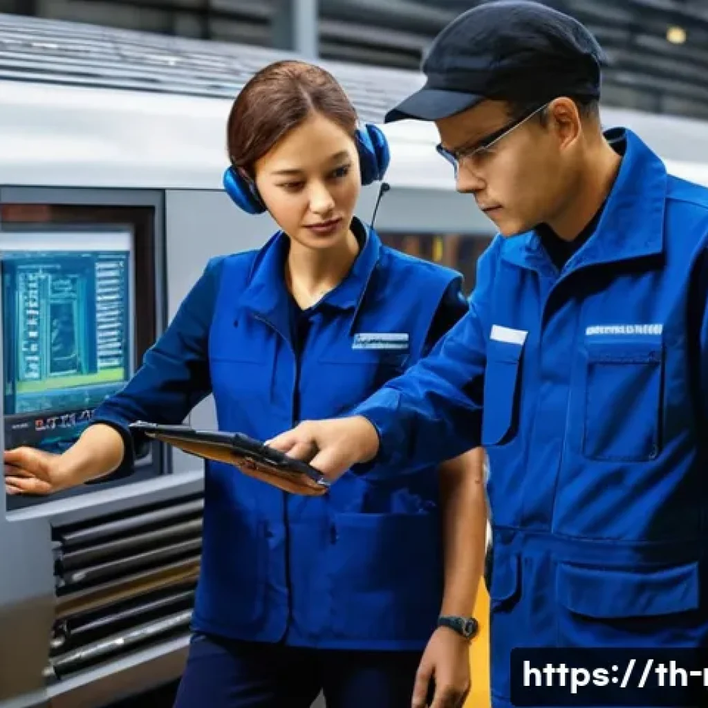 철도 유지보수 전문인력 수요 - **Prompt 1: Advanced Rail System Diagnostics**
    A group of diverse, professional rail system engi...