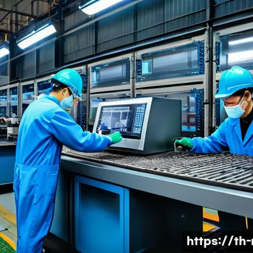 철도 차량 부품 신뢰성 테스트 - A detailed industrial laboratory scene showing engineers conducting durability tests on high-strengt...